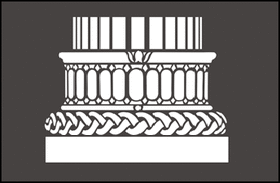 Трафарет Основание колонны 3