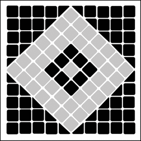 Пример трафарета Мозаика 8