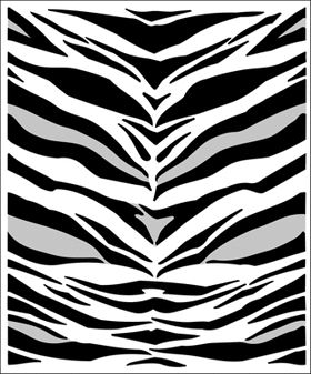 Пример трафарета Тигр 2
