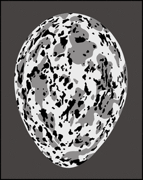 Пример трафарета Яйцо
